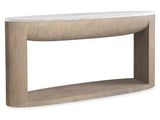 Loggia Travertine/Aria Console Table (Cast Resin Base) - Ornate Home