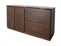 Logstor Walnut Server - Ornate Home
