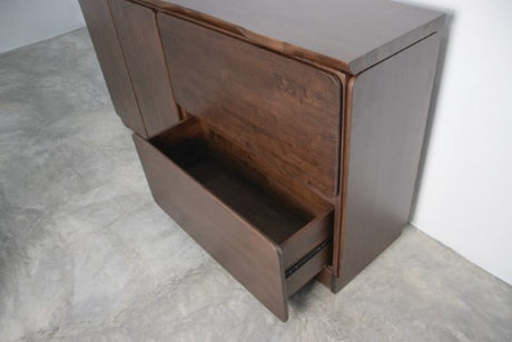 Logstor Walnut Server - Ornate Home