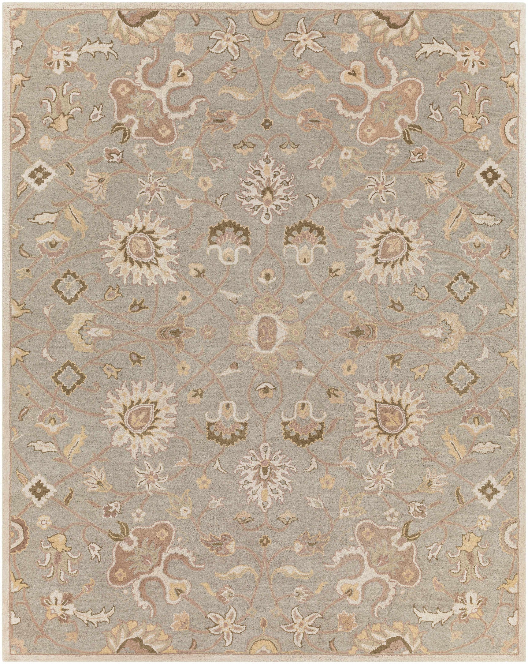 Logville Hand Tufted Light Olive 1121 Area Rug - Ornate Home