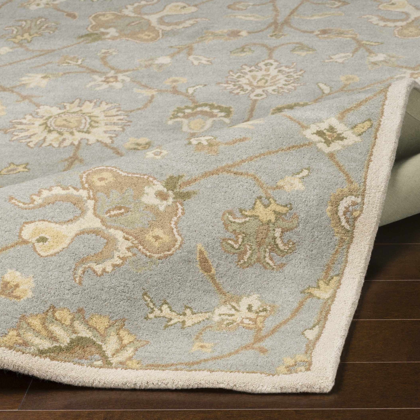 Logville Hand Tufted Light Olive 1121 Area Rug - Ornate Home