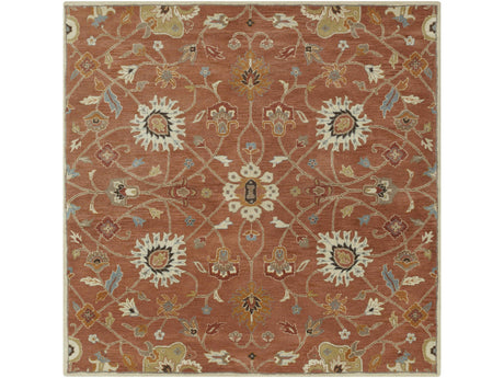 Logville Hand Tufted Rust 1119 Wool Rug - Ornate Home