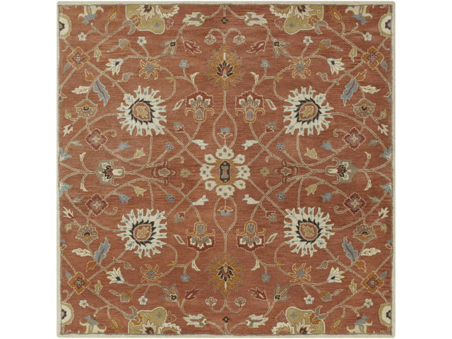 Logville Hand Tufted Rust 1119 Wool Rug - Ornate Home