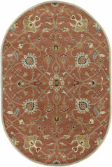 Logville Hand Tufted Rust 1119 Wool Rug - Ornate Home
