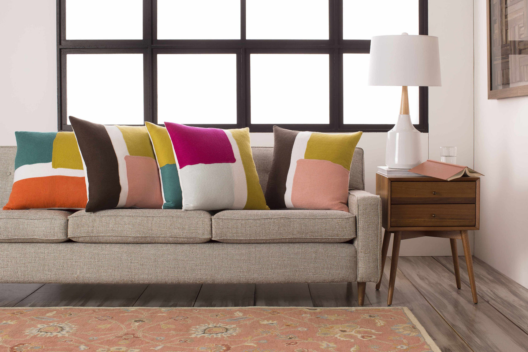 Logville Hand Tufted Rust 1119 Wool Rug - Ornate Home