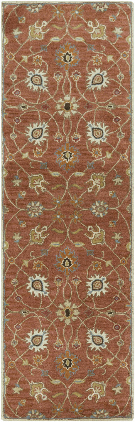 Logville Hand Tufted Rust 1119 Wool Rug - Ornate Home