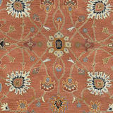 Logville Hand Tufted Rust 1119 Wool Rug - Ornate Home