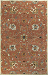 Logville Hand Tufted Rust 1119 Wool Rug - Ornate Home