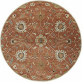 Logville Hand Tufted Rust 1119 Wool Rug - Ornate Home
