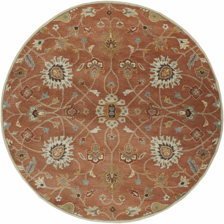 Logville Hand Tufted Rust 1119 Wool Rug - Ornate Home