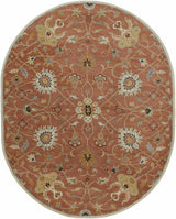 Logville Hand Tufted Rust 1119 Wool Rug - Ornate Home