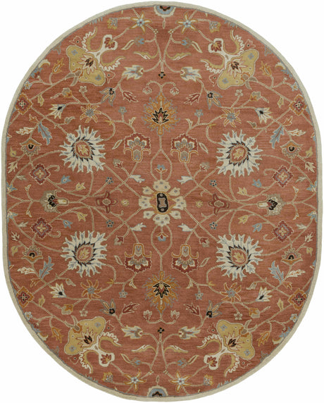 Logville Hand Tufted Rust 1119 Wool Rug - Ornate Home