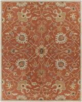 Logville Hand Tufted Rust 1119 Wool Rug - Ornate Home