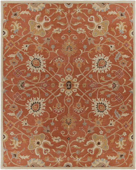 Logville Hand Tufted Rust 1119 Wool Rug - Ornate Home