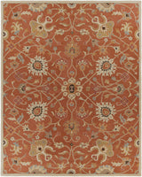 Logville Hand Tufted Rust 1119 Wool Rug - Ornate Home