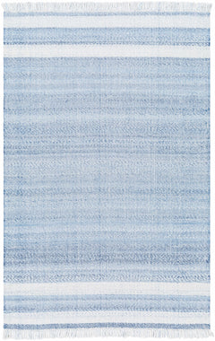 Loic Silver Blue Area Rug - Ornate Home