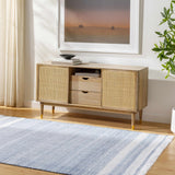 Loic Silver Blue Area Rug - Ornate Home