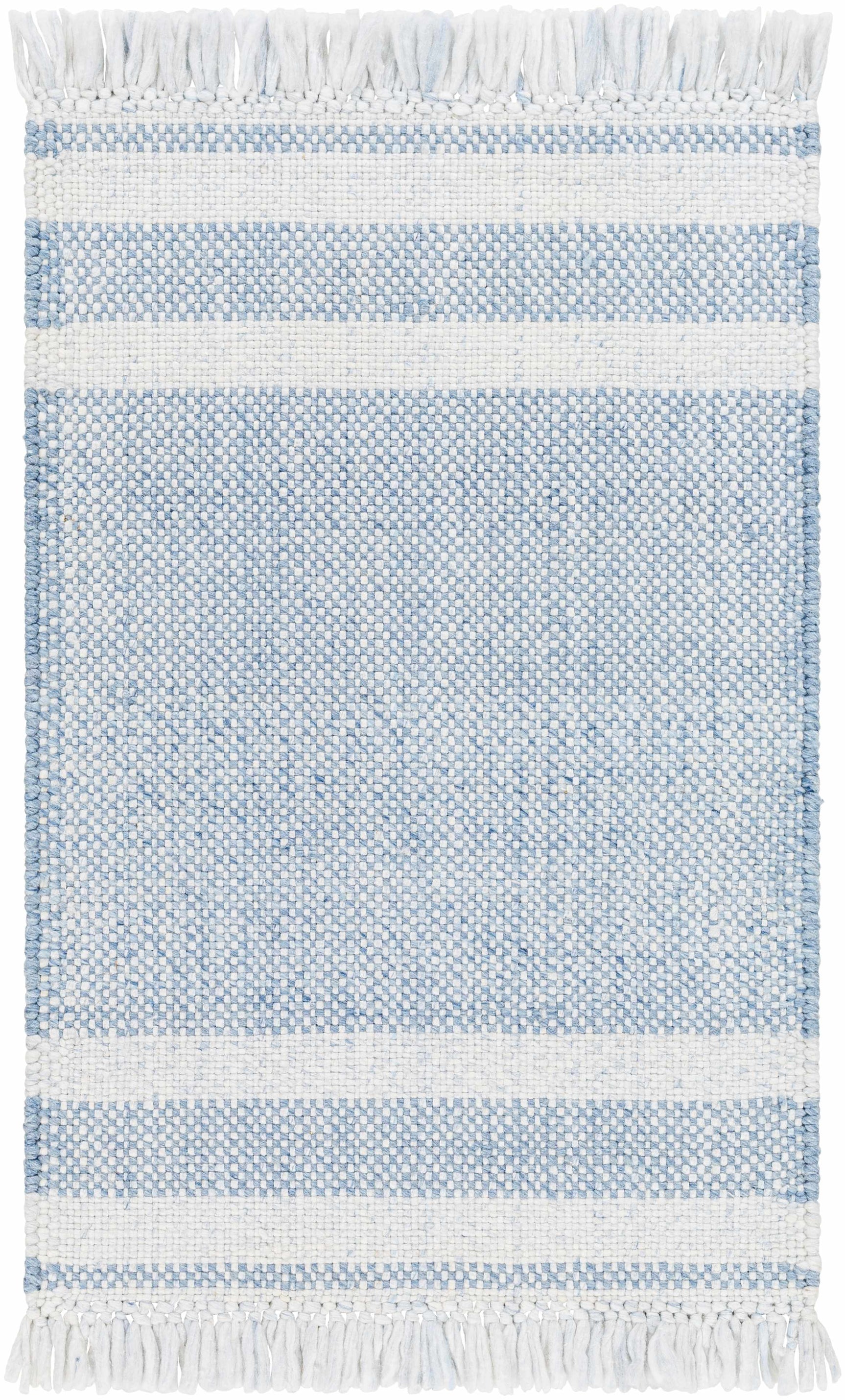 Loic Silver Blue Area Rug - Ornate Home