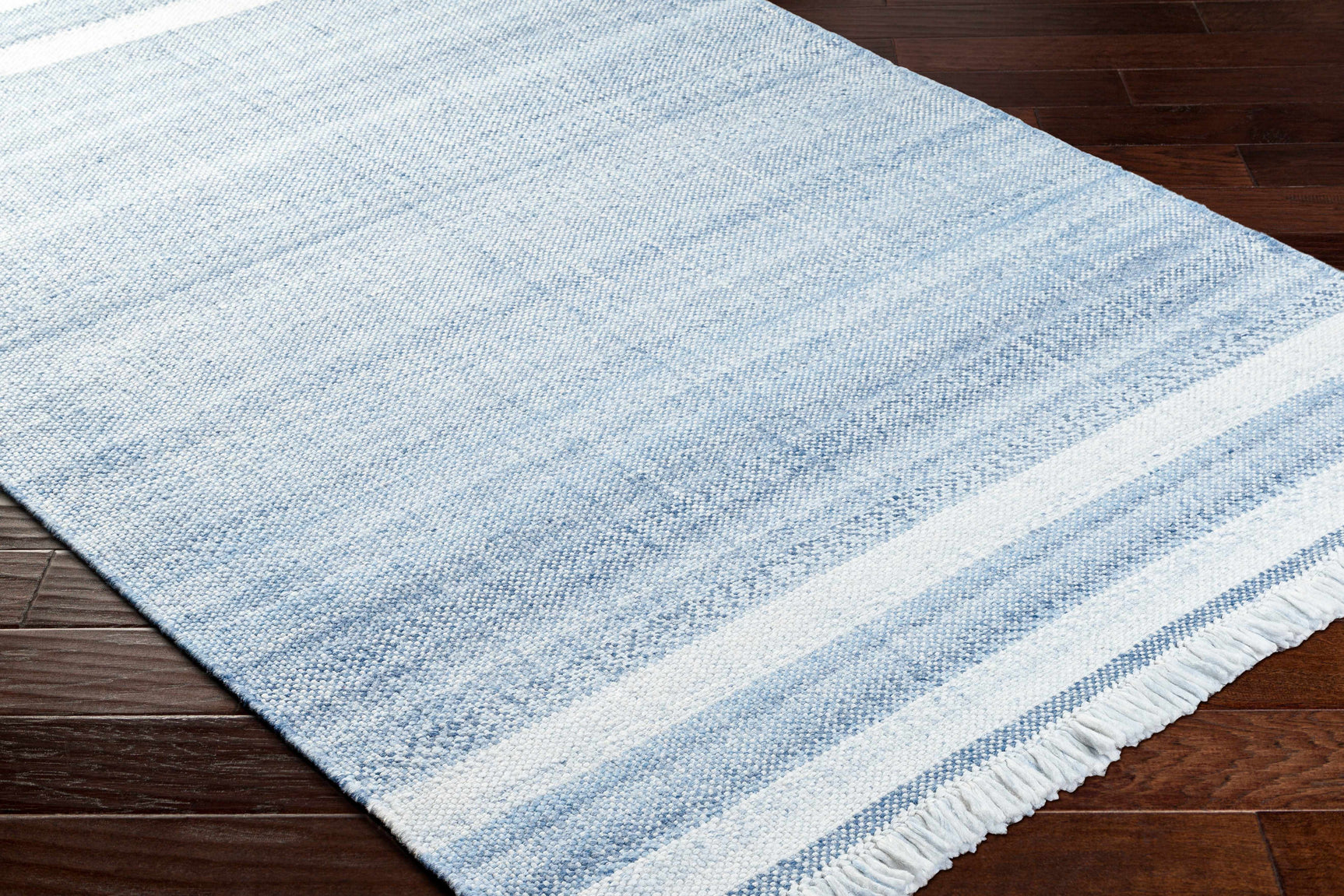 Loic Silver Blue Area Rug - Ornate Home