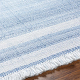 Loic Silver Blue Area Rug - Ornate Home