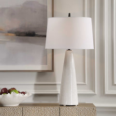 Loire Ivory Glaze Table Lamp - Ornate Home