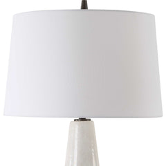 Loire Ivory Glaze Table Lamp - Ornate Home