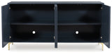 Loirwick Dark Blue Accent Cabinet (Online Special Price) - Ornate Home