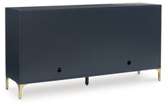 Loirwick Dark Blue Accent Cabinet - Ornate Home