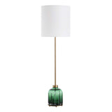 Lois Green Glass Buffet Lamp - Ornate Home
