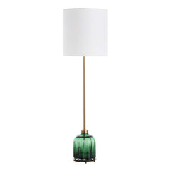 Lois Green Glass Buffet Lamp - Ornate Home