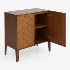 Lois Walnut Cabinet - Ornate Home