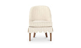 Lola Cream Stripe Slipcover Dining Chair - Ornate Home