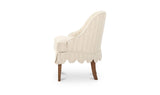 Lola Cream Stripe Slipcover Dining Chair - Ornate Home