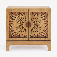 Lola Natural Oak Cabinet - Ornate Home