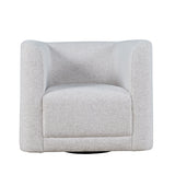 Lola Natural Swivel Accent Chair - Ornate Home