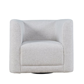 Lola Natural Swivel Accent Chair - Ornate Home