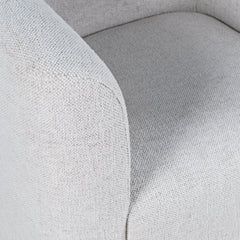 Lola Natural Swivel Accent Chair - Ornate Home