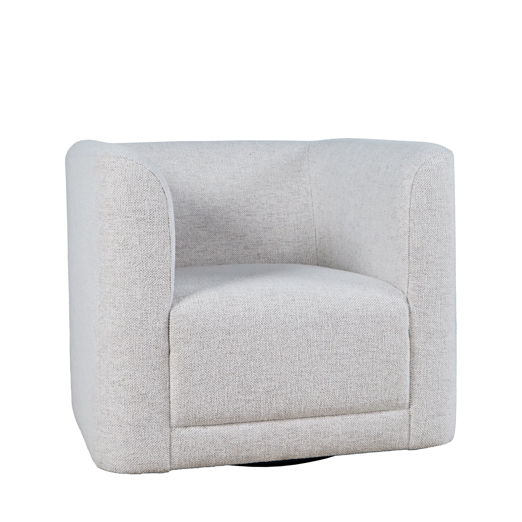 Lola Natural Swivel Accent Chair - Ornate Home