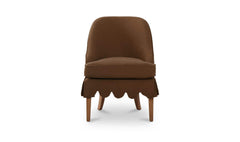 Lola Washed Brown Slipcover Dining Chair - Ornate Home