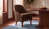 Lola Washed Brown Slipcover Dining Chair - Ornate Home