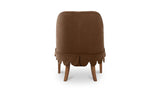 Lola Washed Brown Slipcover Dining Chair - Ornate Home