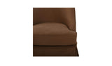 Lola Washed Brown Slipcover Dining Chair - Ornate Home