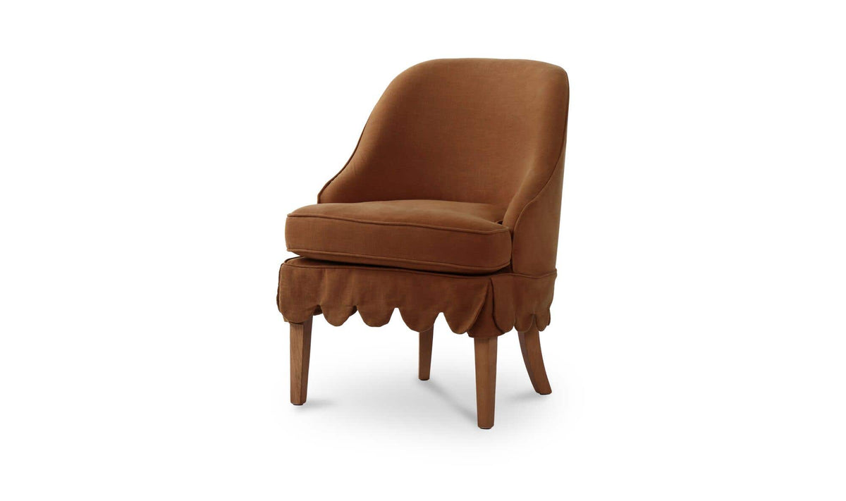 Lola Washed Pink Slipcover Dining Chair - Ornate Home