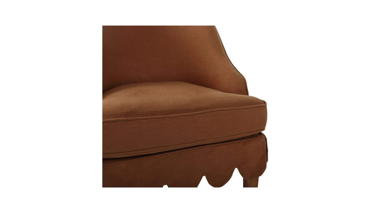 Lola Washed Pink Slipcover Dining Chair - Ornate Home