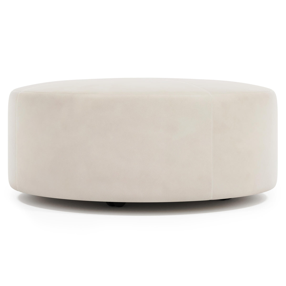 Lolo Ivory Ottoman Without Nails - Ornate Home