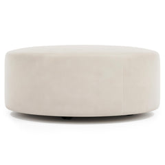 Lolo Ivory Ottoman Without Nails - Ornate Home