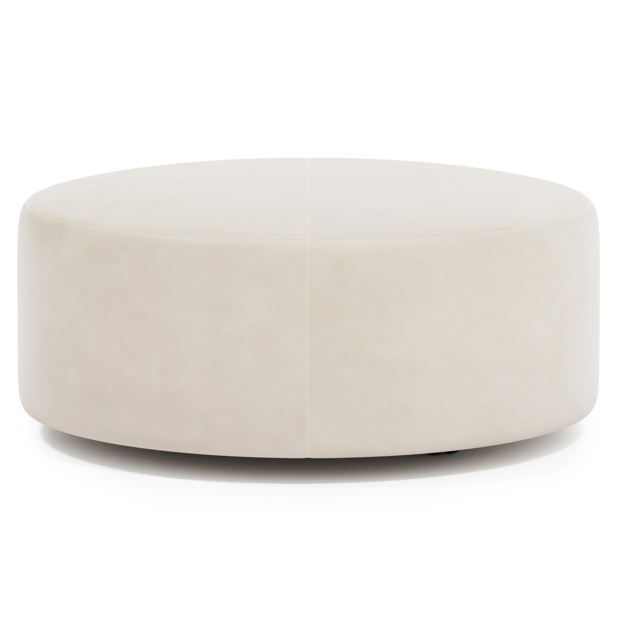 Lolo Ivory Ottoman Without Nails - Ornate Home
