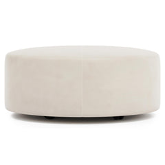 Lolo Ivory Ottoman Without Nails - Ornate Home