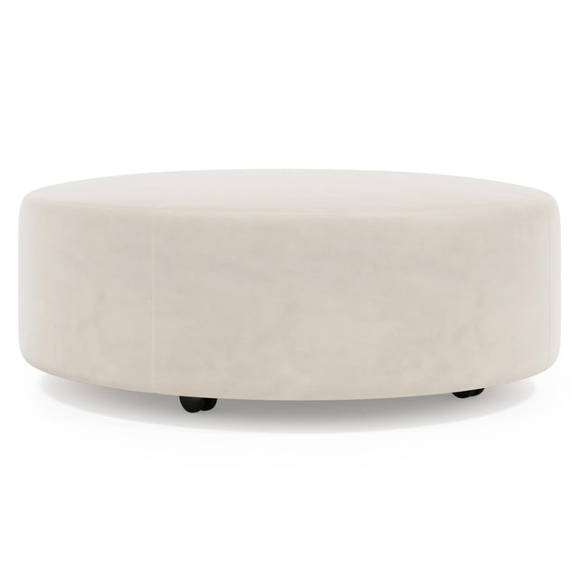 Lolo White/Cream Ottoman Without Nails - Ornate Home