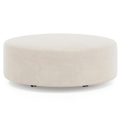 Lolo White/Cream Ottoman Without Nails - Ornate Home